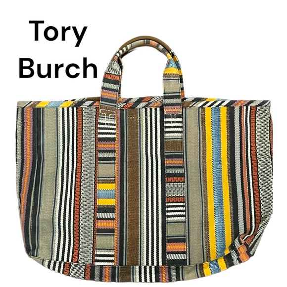 Tory Burch Large Canvas Tote - Picture 3 of 14